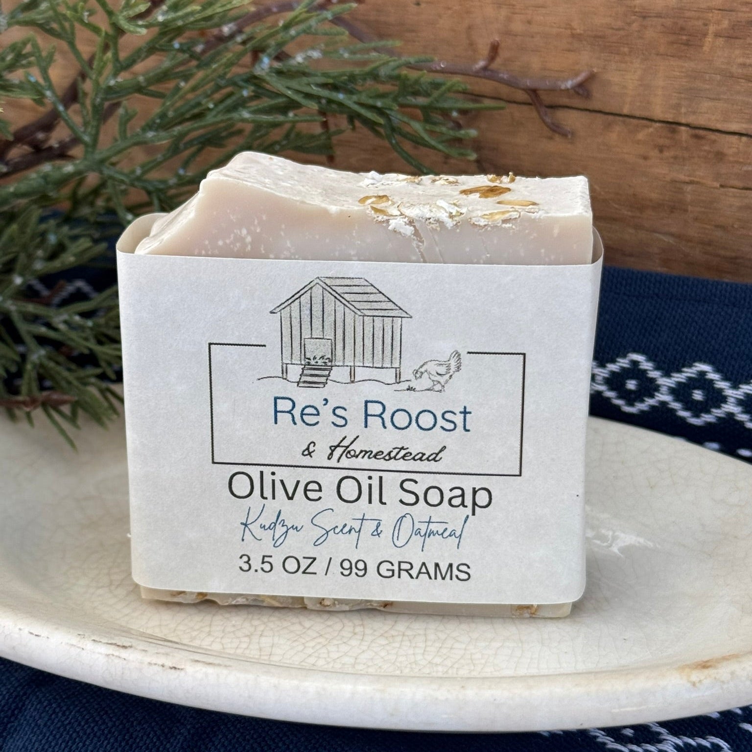 Kudzu Scent & Oatmeal Soap