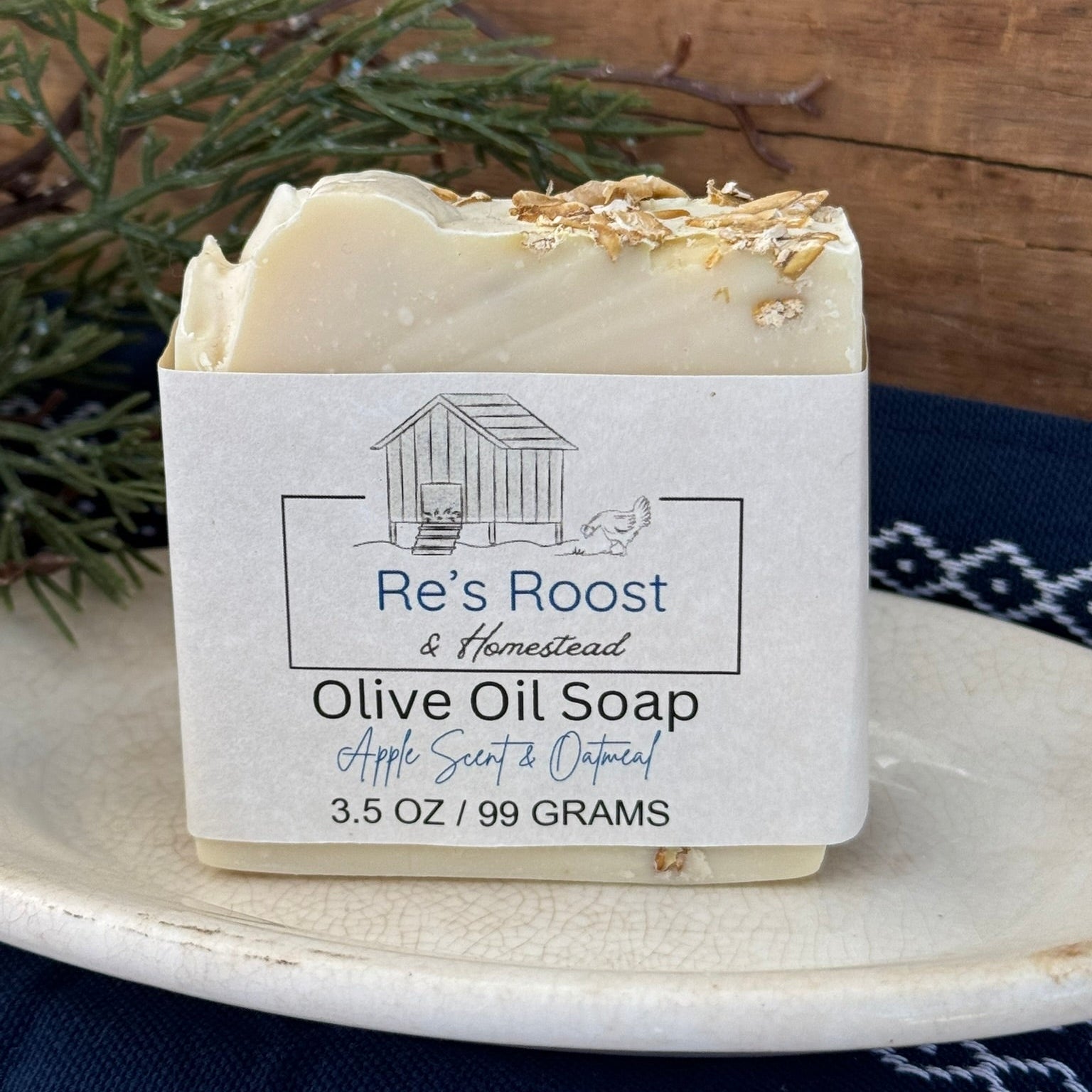 Apple Scent & Oatmeal Soap