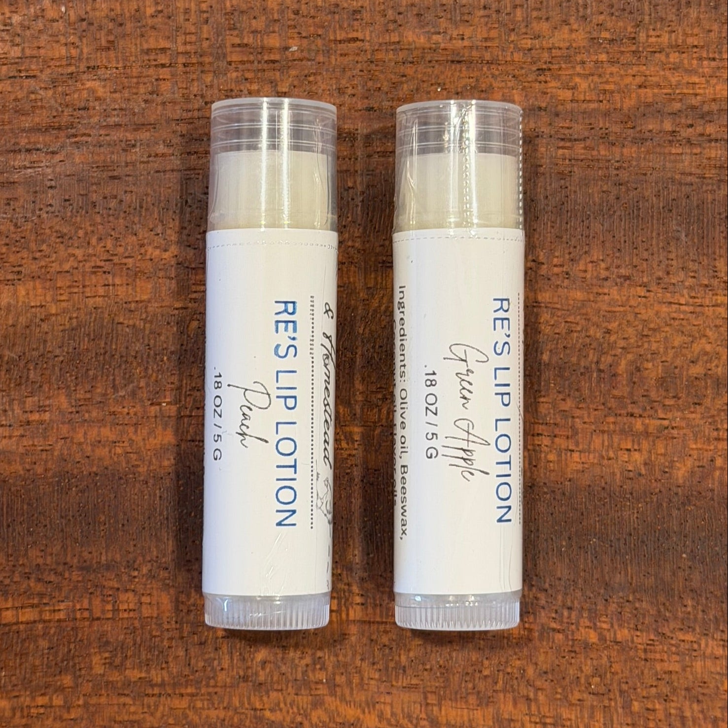 2 lip lotion flavors