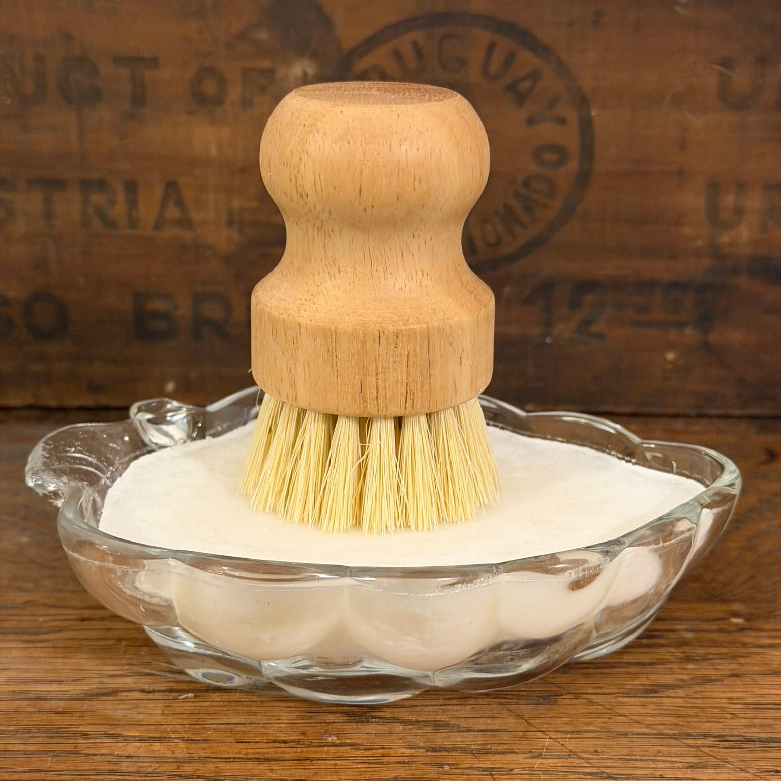 Poured Dish Soap w/ brush