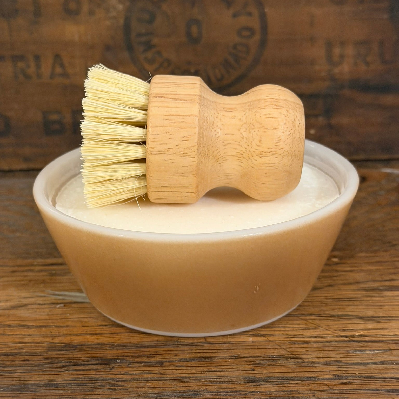 Poured Dish Soap w/ brush