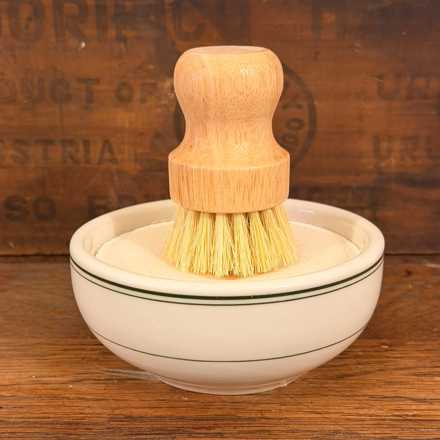 Poured Dish Soap w/ brush