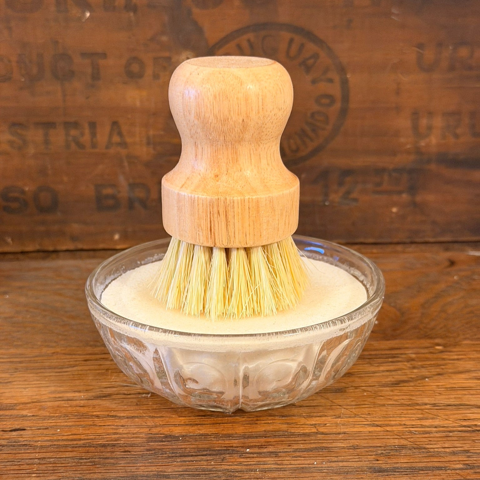 Poured Dish Soap w/ brush