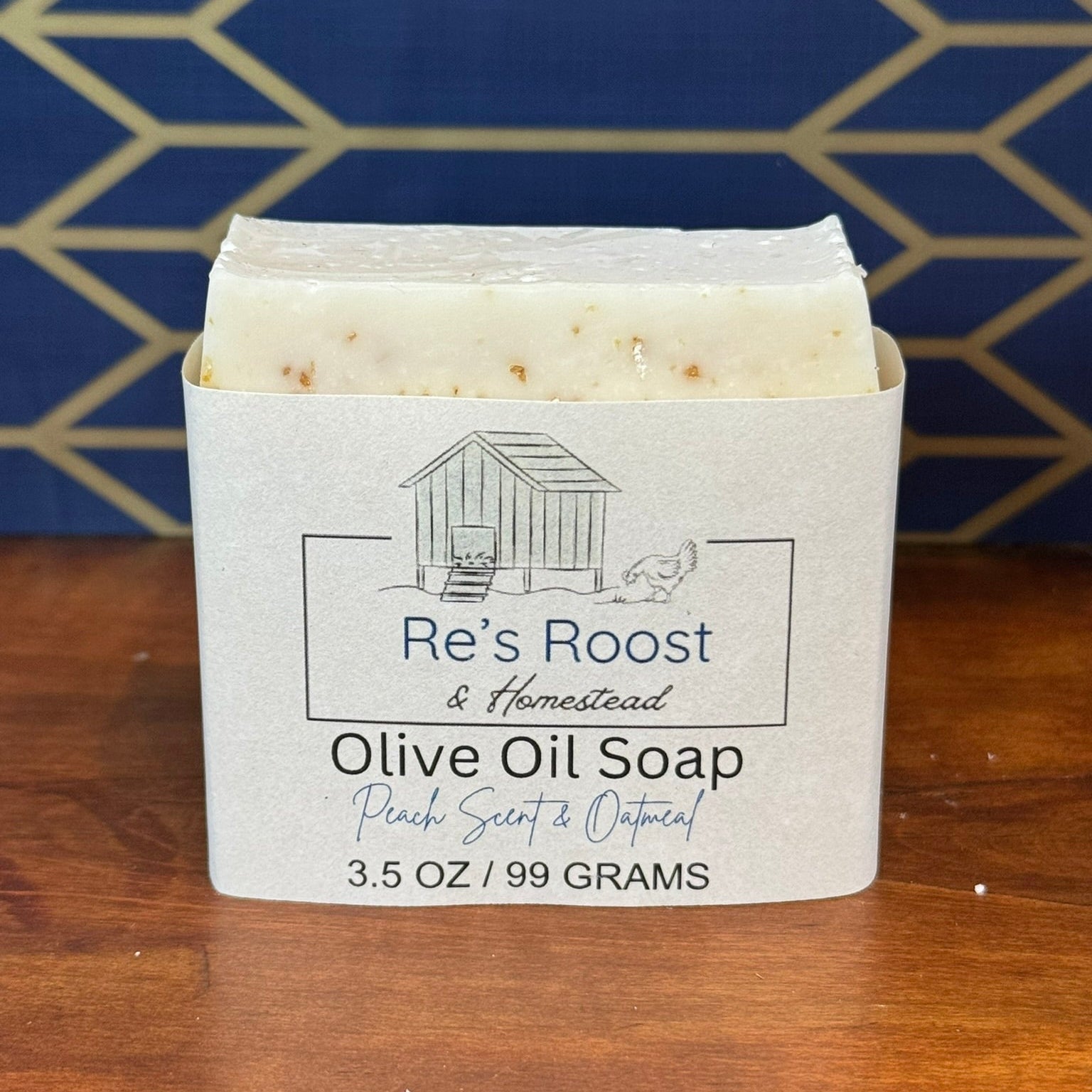 Peach Scent & Oatmeal Soap